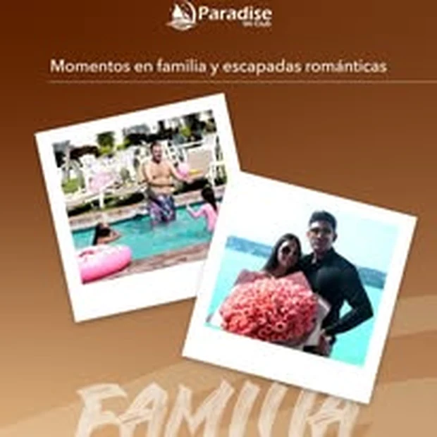 Familias y parejas disfrutando Paradise Ski Club