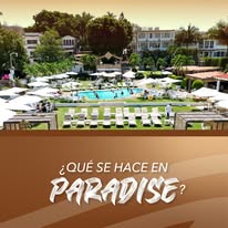 Alberca y drinks en Paradise Ski Club